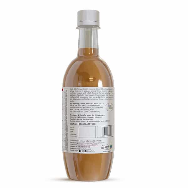 Neuherbs Organic Apple Cider Vinegar Bottle Of 500 Ml
