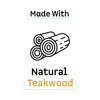 Mcaffeine Teakwood Head Massage Comb - Stimulates Roots & Improves Blood Circulation