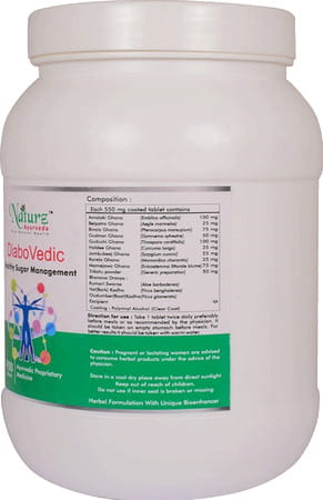 Naturz Ayurveda Diabovedic - 900 Tablets (Pack Of 4)