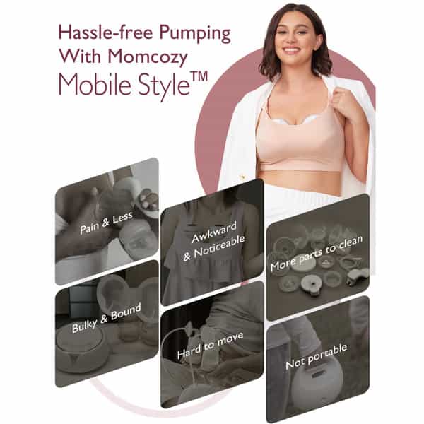 Momcozy Breast Pump M6 Single Grey