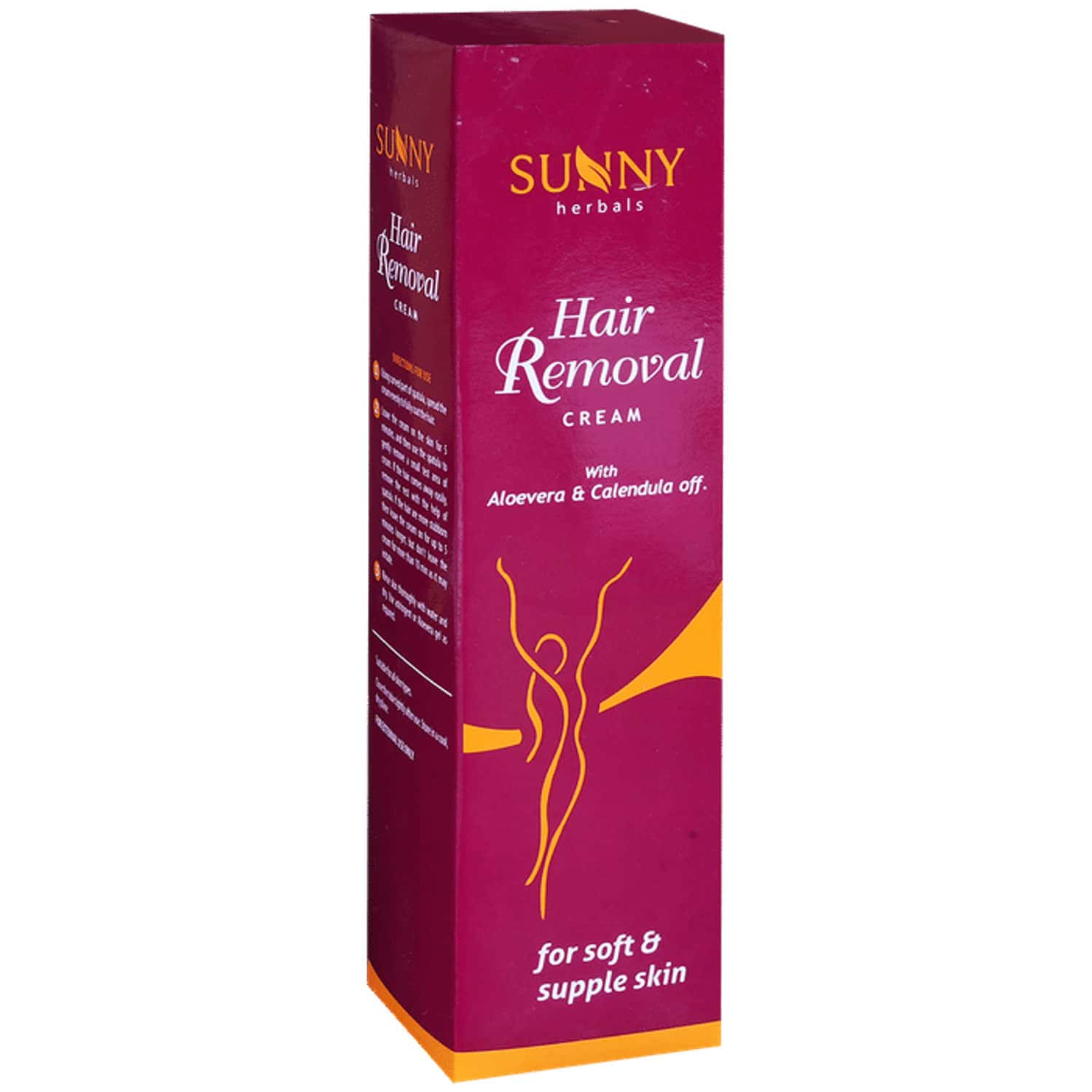 Sunny Herbals Hair Removal Cream With Aloevera And Calendula 100 Gm