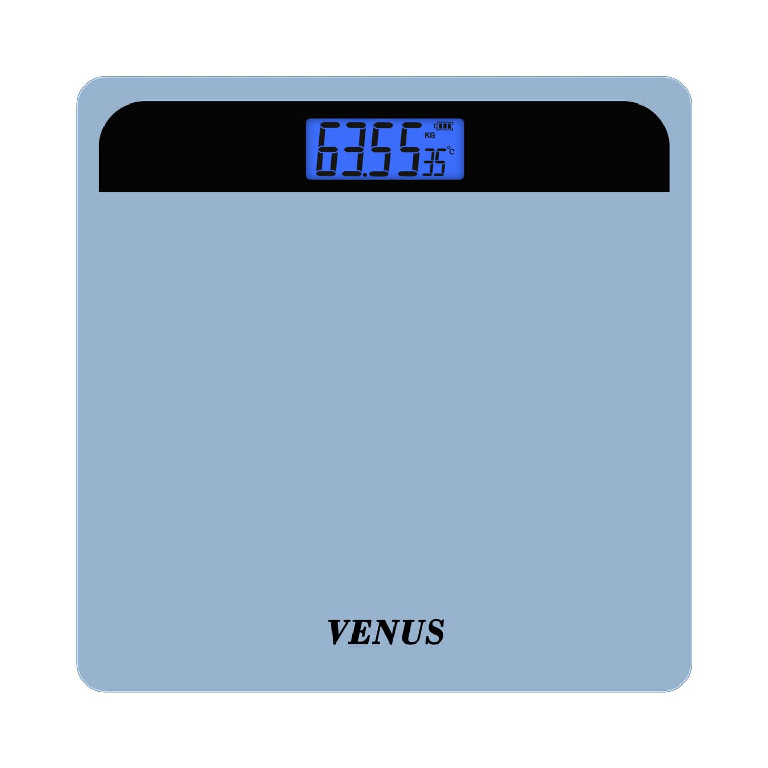 Venus (india) Electronic Digital Personal Bathroom Weight Machine | Upto 180kg | Eps-2799-new-black