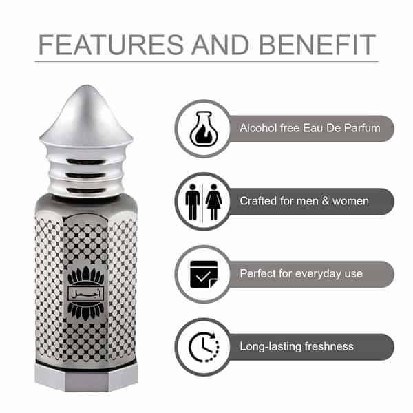 Ajmal Aurum Edp 75Ml Perfume For Women And Asher Cp Oil Alcohol-Free Attar 12Ml For Unisex