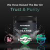 Nutrabay Pure Micronised Creatine Monohydrate Powder | Trustified Certified | 3G/Serving - 150G