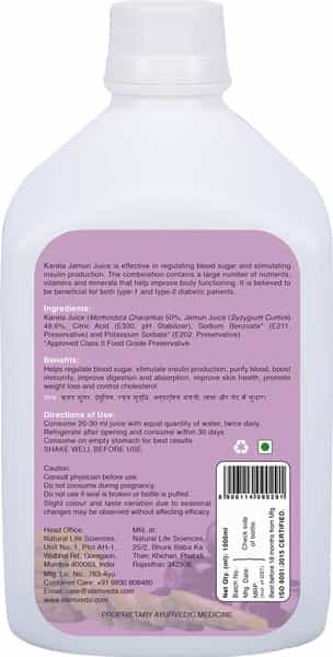 Stemveda Karela Jamun Natural Diabetic Aid 1000 Ml