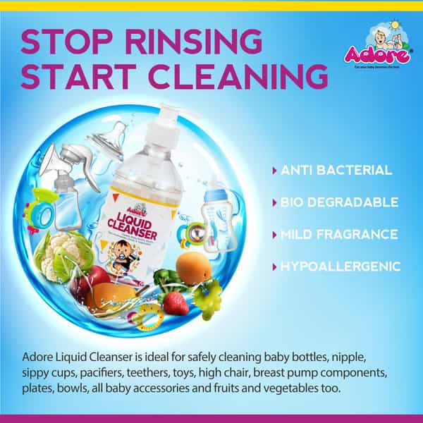Baby Anti-Bacterial Bottle And Nipple Liquid Cleanser