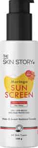 The Skin Story Moringa Spf50 Pa+++ Sunscreen | Uva Uvb Protection Sweat Resistant No White Cast 100g