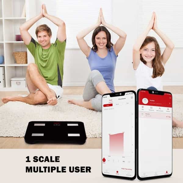 Easycare(Germantech)Smart Bluetooth Monitor Bmi Scale/ Fitness/Body/Fat Analyzer-Ec3141