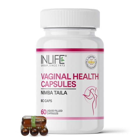 Inlife Vaginal Health Capsules | For Hygiene Support | 60 Count