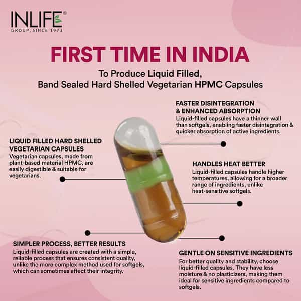 Inlife Vaginal Health Capsules | For Hygiene Support | 60 Count