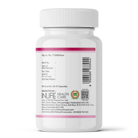 Inlife Vaginal Health Capsules | For Hygiene Support | 60 Count