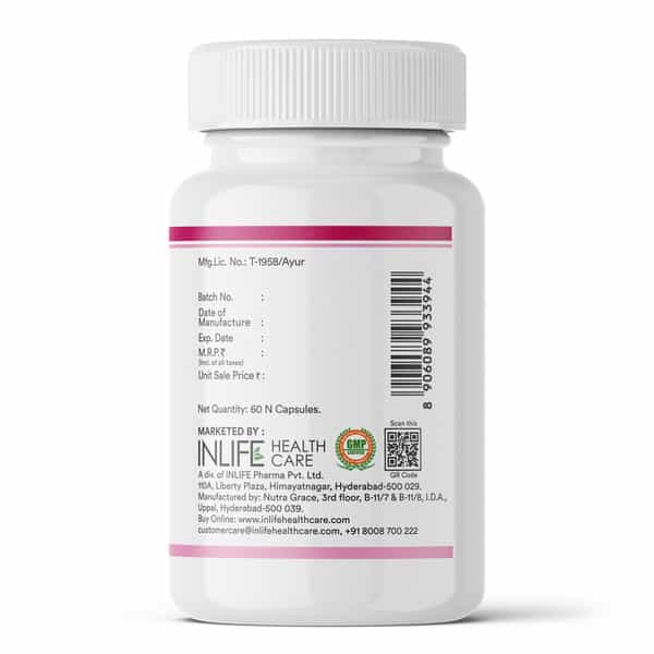Inlife Vaginal Health Capsules | For Hygiene Support | 60 Count