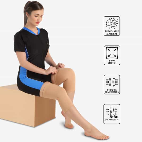 Flamingo Stretchable Knee Cap / Brace Knee Support (Medium)