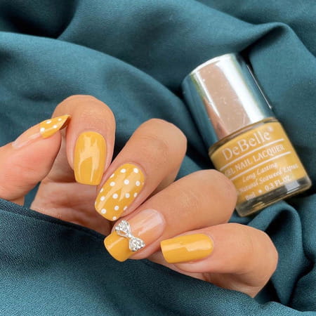 Debelle Gel Nail Lacquers Combo Set Of 4 Jam Donut Skittles - Yellow Topaz 32ml (8ml Each)