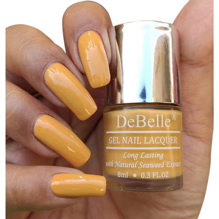 Debelle Gel Nail Lacquers Combo Set Of 4 Jam Donut Skittles - Yellow Topaz 32ml (8ml Each)