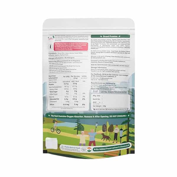Jus Amazin Gluten Free Atta (1 Kg) Multigrain (Millets Quinoa Amaranth)