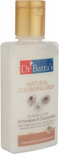 Dr Batra's Natural Cleansing Milk Enriched With Echinacea & Chamomile - 100 Ml