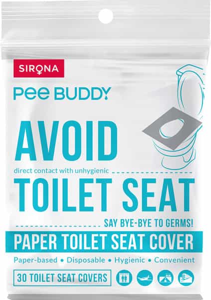 Peebuddy Disposable Toilet Seat Cover To Avoid Direct Contact With Unhygienic Toilet Seats - 30