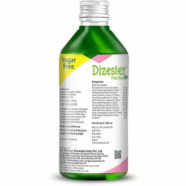 Dizester Herbal Sugar Free Bottle Of 200Ml Tonic