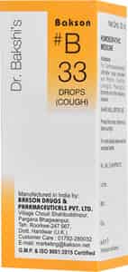 Dr Bakshi's Bakson Homoeopathy B33 Cough Drops 30 Ml