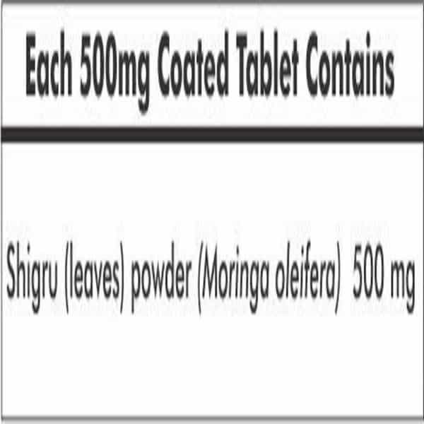 Ayur Champ - Pack Of 2 -Moringa Tablets 500Mg - 120 Tablets