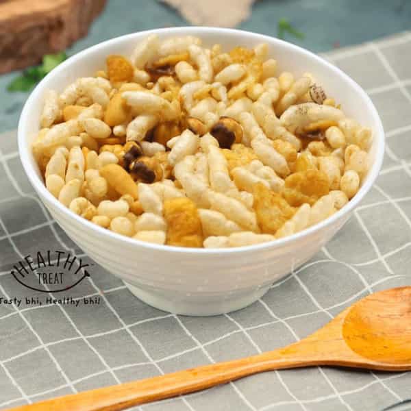Healthy Treat Roasted Bhel Mix Combo 600 Gm (Pack Of 6 | 100 Gm Each) | Gluten Free | Vegan