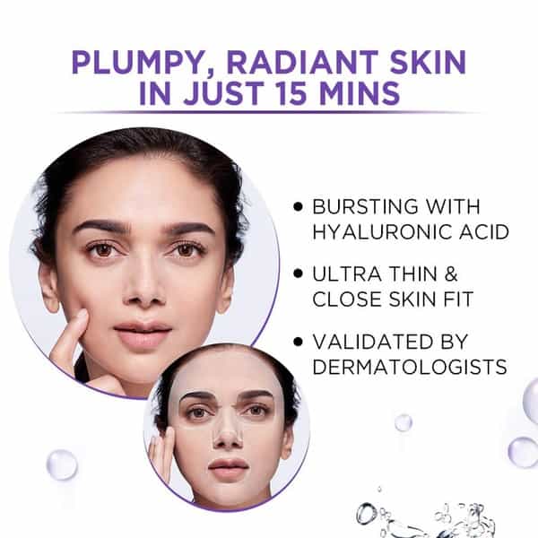 L'oreal Paris Revitalift Hyaluronic Acid Fresh Mix Serum Sheet Mask - 33 Gm