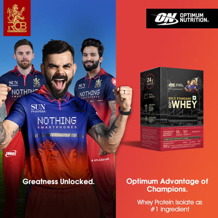 Optimum Nutrition (On) Gold Standard 100% Whey Protein Double Rich Chocolate 5x30.4g Sachet 152 Gm