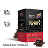 Optimum Nutrition (On) Gold Standard 100% Whey Protein Double Rich Chocolate 5X30.4g Sachet 152 Gm
