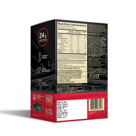 Optimum Nutrition (On) Gold Standard 100% Whey Protein Double Rich Chocolate 5X30.4g Sachet 152 Gm
