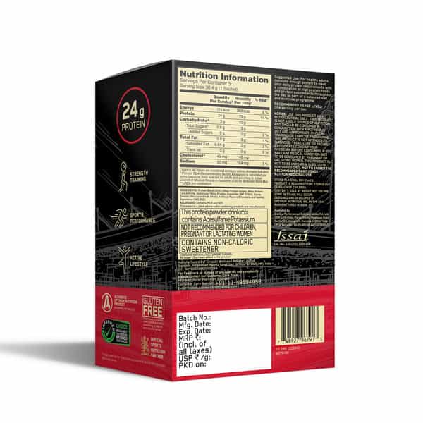 Optimum Nutrition (On) Gold Standard 100% Whey Protein Double Rich Chocolate 5X30.4g Sachet 152 Gm