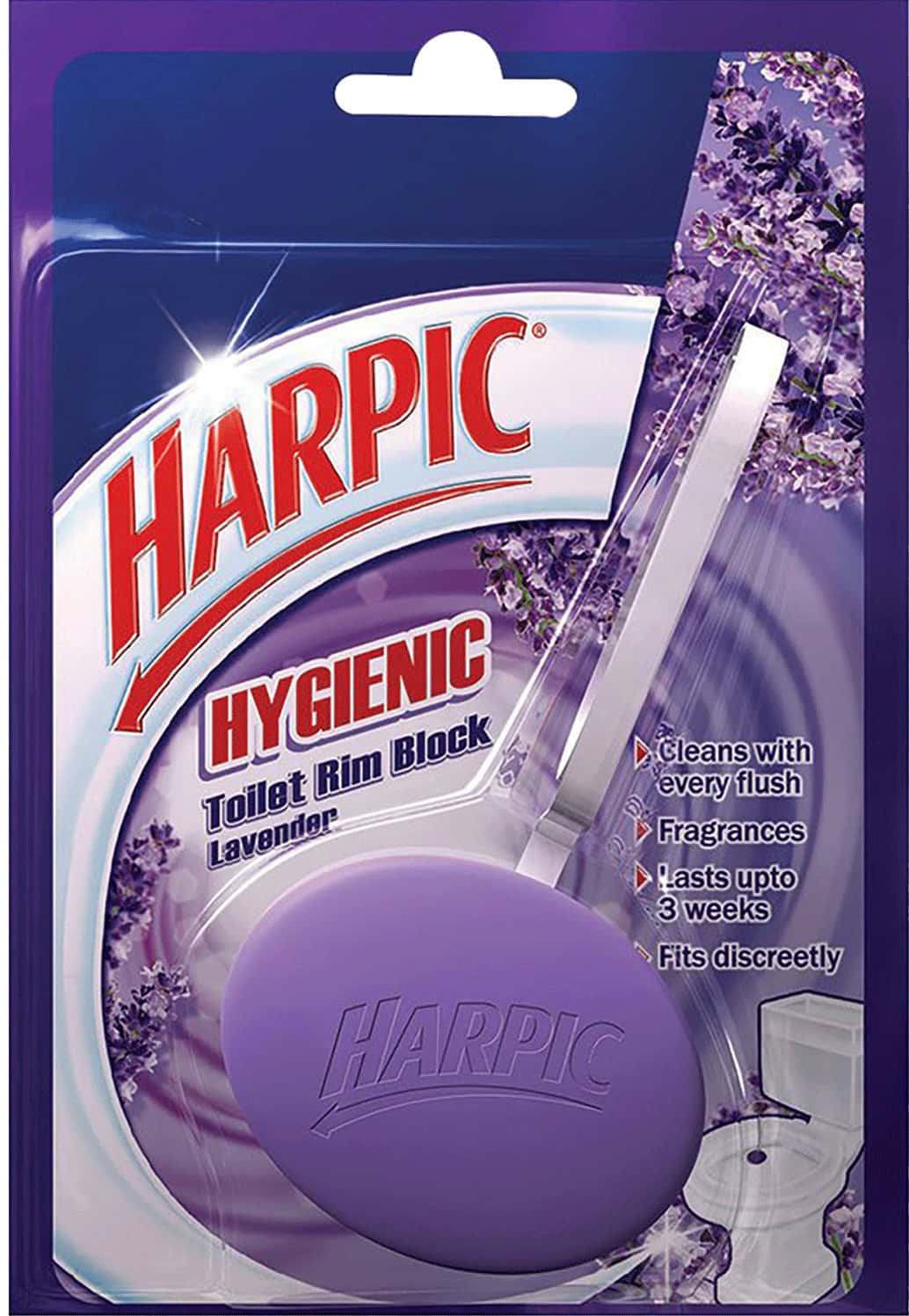 Harpic Hygienic Lavender Toilet Block Packet Of 26 G