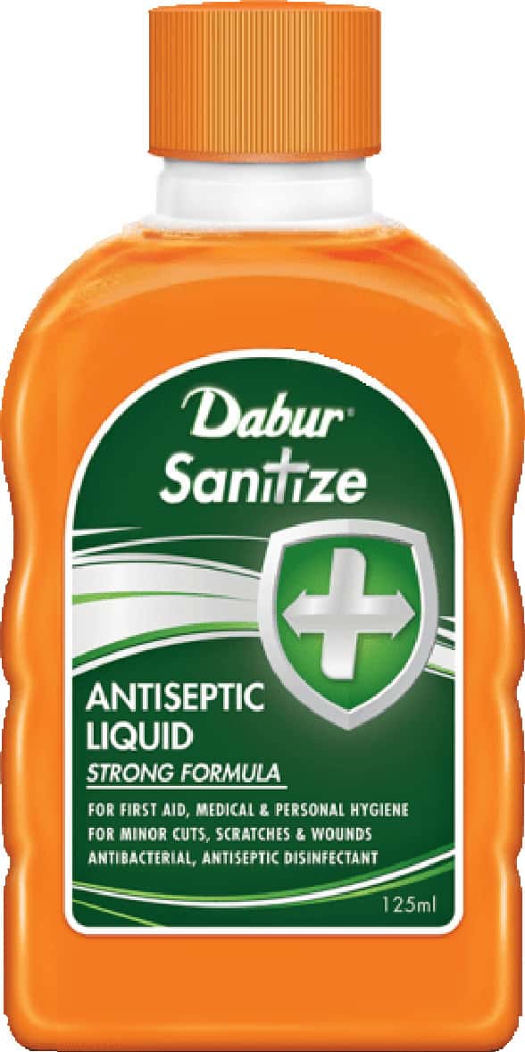 Dabur Sanitize Antiseptic Liquid - 125 Ml