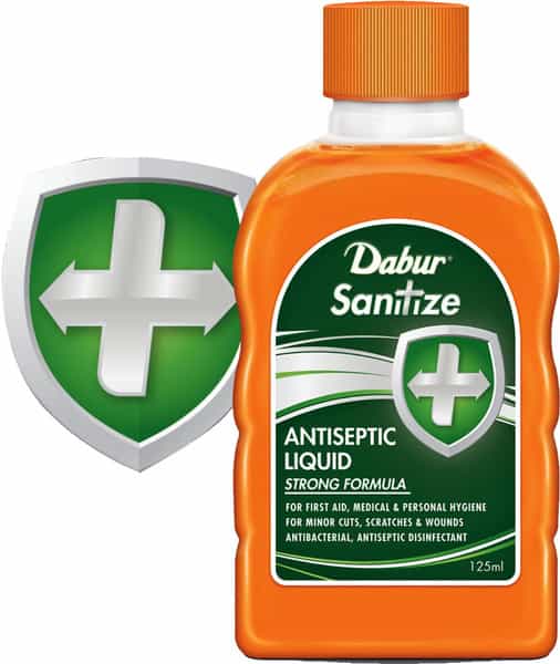 Dabur Sanitize Antiseptic Liquid - 125 Ml
