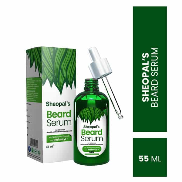 Sheopal's Beard Growth Serum |Beard Oil For Men |Beard Oil For Patchy Beard |Mustache Beard Oil 55Ml
