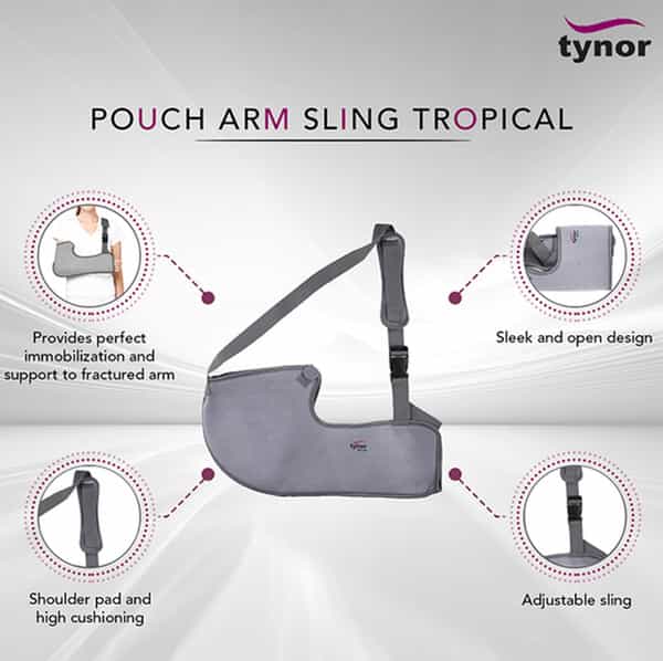 Tynor C 01 Pouch Arm Sling Tropical Belt Size Xl