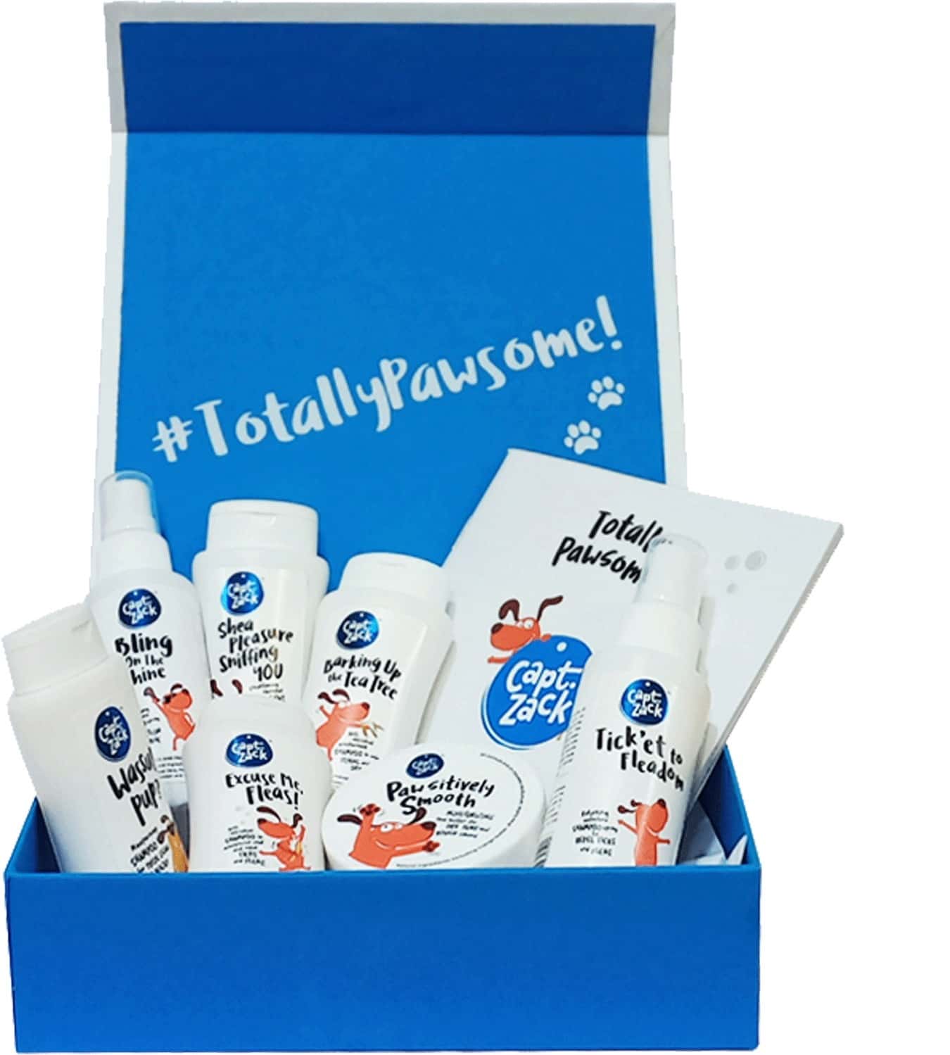 Captain Zack The Miniature Groom Box Ideal Ultimate 7-In-1 Head-To-Paw Groom-Kit For Puppy
