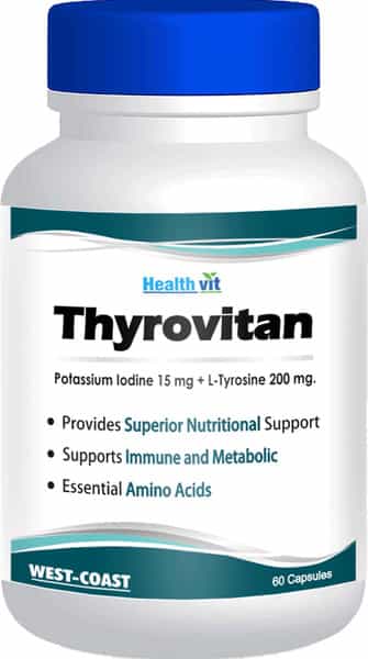 Healthvit Thyrovitan L-Tyrosine Iodine - 60 Capsules