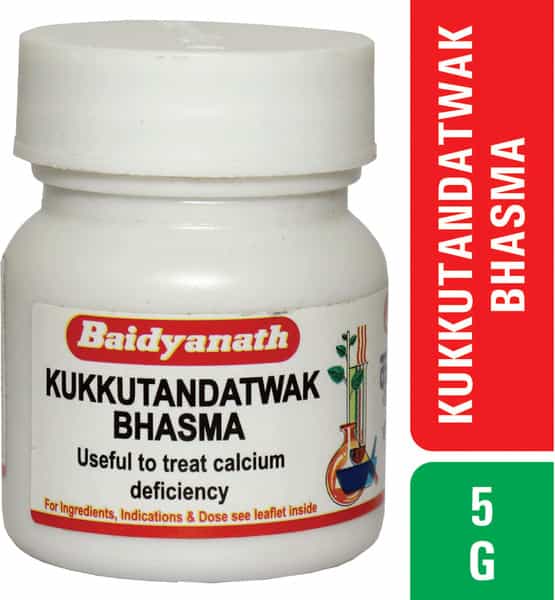 Baidyanath Asli Ayurved Kukkutandatvak Bhasma 5Gm (Pack Of 2)