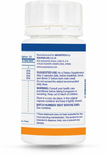 Biogetica Reguline-M Capsules (Metabolism Weightloss Diabetes) Bottle Of 60