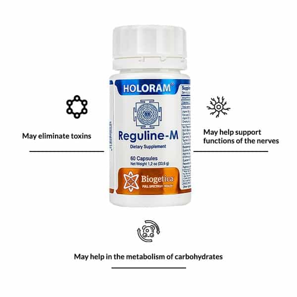 Biogetica Reguline-M Capsules (Metabolism Weightloss Diabetes) Bottle Of 60
