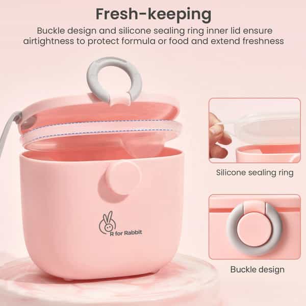 R For Rabbit First Feed Box Pink