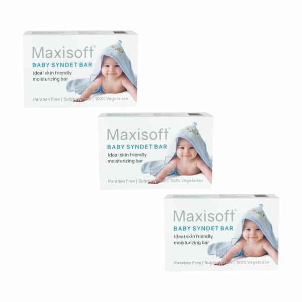 Maxisoft Baby Syndet | Skin Friendly Moisturizing | Bar | 75 Gm | Pack Of 3
