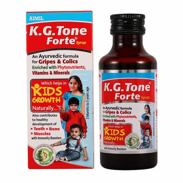 Aimil K.g Tone Forte Syrup 100Ml | Natural Herbs Mix Syrup For Kids Growth