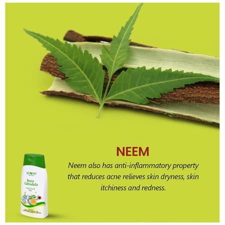 Sunny Herbals Boro Calendula Cool And Fresh Talcum Powder 100 Gm