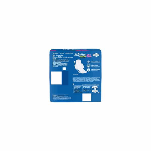 Stayfree Secure Xl Cottony Comfort 40 Sanitary Pads