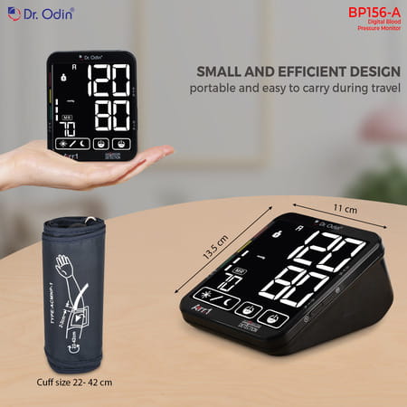 Dr. Odin Bp156 Digital Blood Pressure Monitor Touch Screen Talking Function Memory 1 No'S