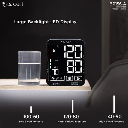 Dr. Odin Bp156 Digital Blood Pressure Monitor Touch Screen Talking Function Memory 1 No'S