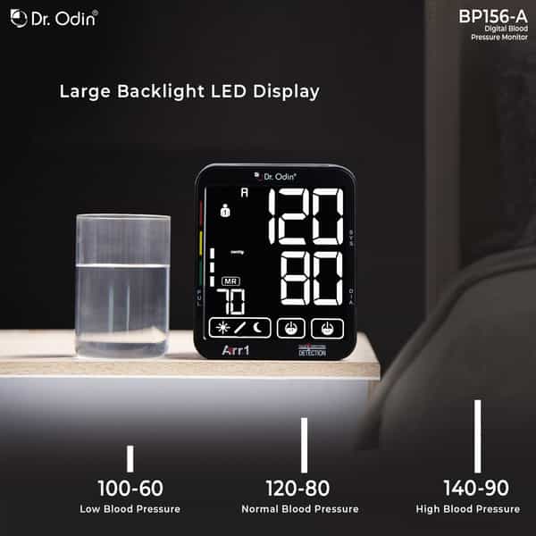 Dr. Odin Bp156 Digital Blood Pressure Monitor Touch Screen Talking Function Memory 1 No's