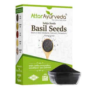 Attar Ayurveda Sabja Basil Seeds - 500 Gm